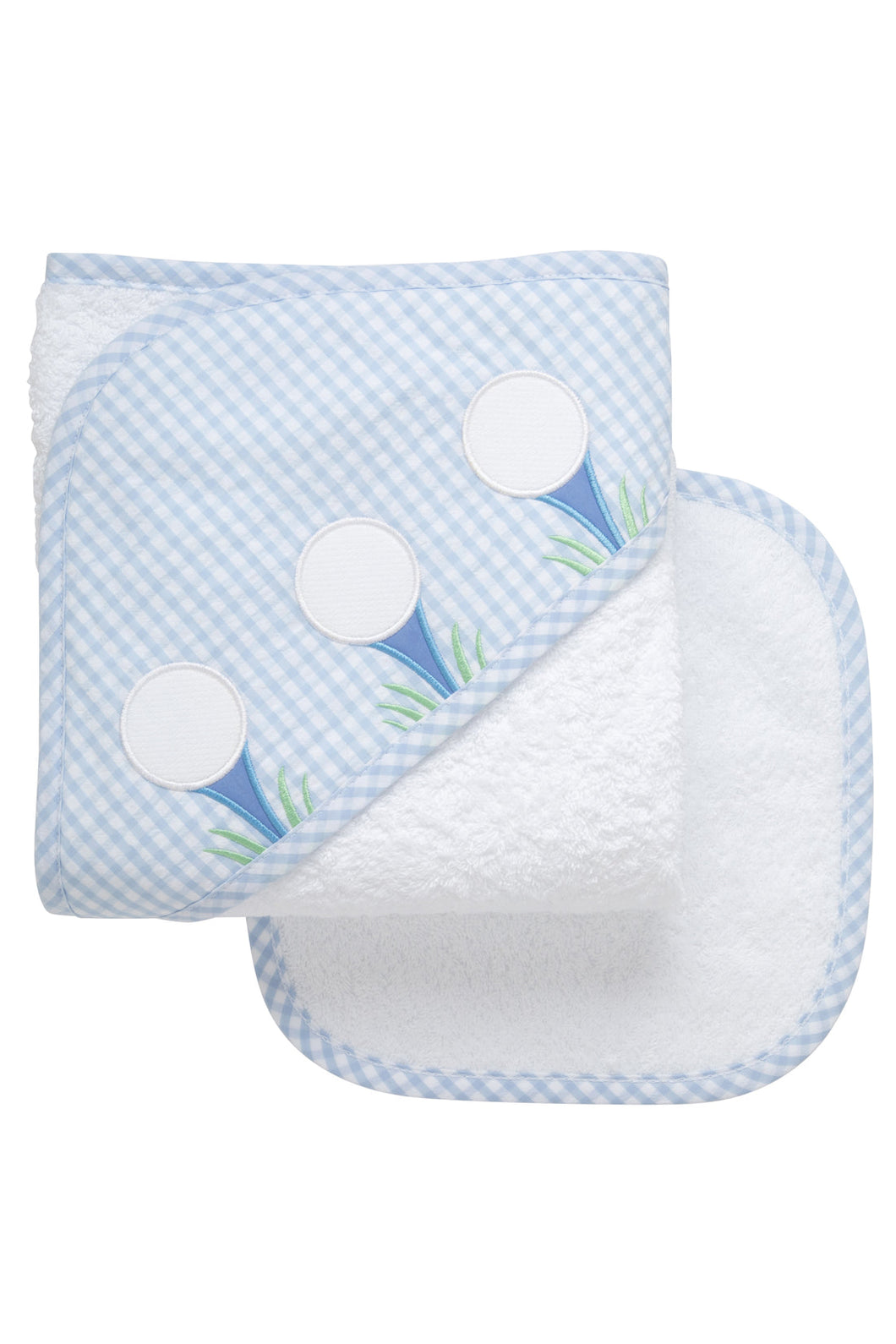 Blue Golf Hooded Towel