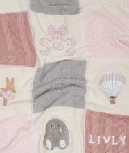 Load image into Gallery viewer, Mauve Playroom Knitted Blanket
