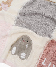 Load image into Gallery viewer, Mauve Playroom Knitted Blanket

