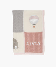 Load image into Gallery viewer, Mauve Playroom Knitted Blanket
