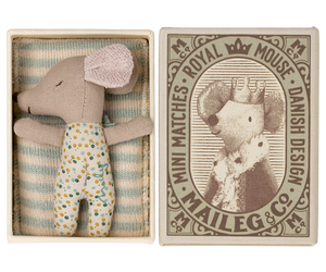 Sleepy Wakey, Baby Mouse - Blue