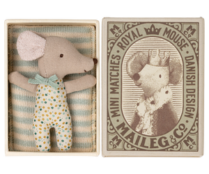 Sleepy Wakey, Baby Mouse - Blue