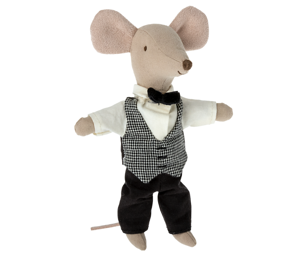 Maileg Waiter Mouse, Big Sister/Brother