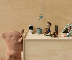 Cowboy Mouse on Rocking Horse,  Little Brother