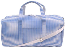Load image into Gallery viewer, Pimlico Stripe Weekender Duffel - Chambray
