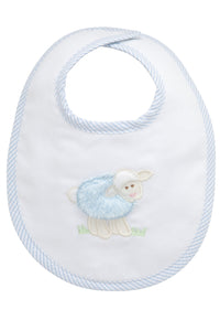 Blue Lamb Bib