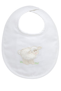 White Lamb Bib