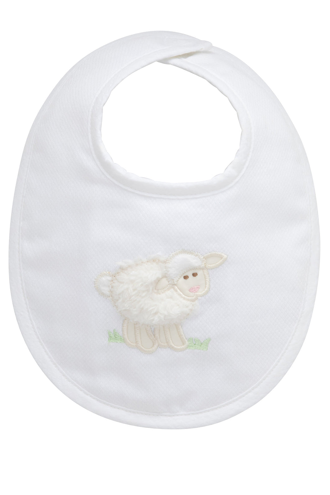White Lamb Bib