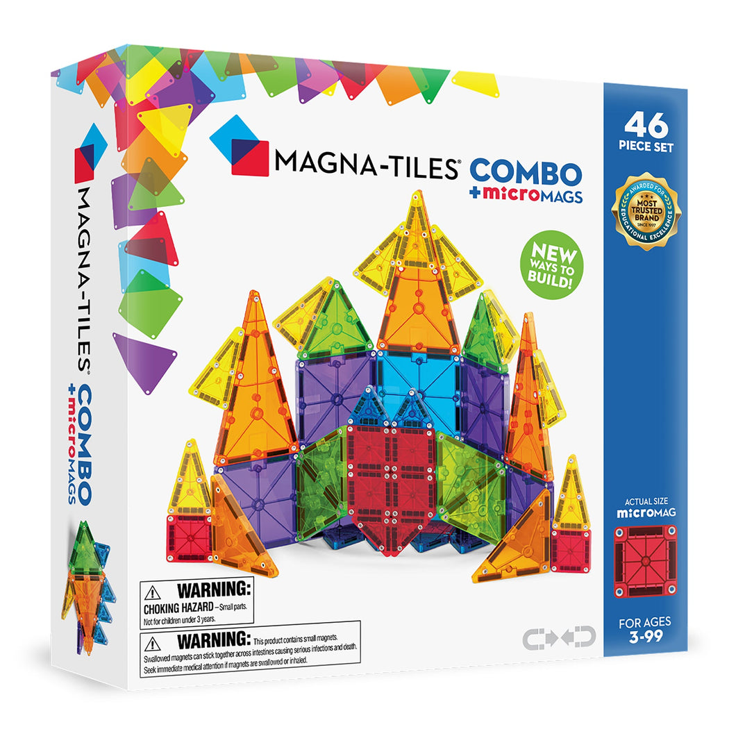 Magna Tiles Combo MicroMags 46pc