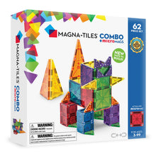 Load image into Gallery viewer, MAGNA-TILES® microMAGS Combo 62 Piece Set
