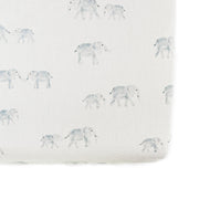 Follow Me Elephant Crib Sheet