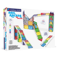 Load image into Gallery viewer, Magna-tiles Rail Racers Deluxe 90 pc
