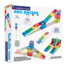 Load image into Gallery viewer, Magna-tiles Rail Racers 33 pc
