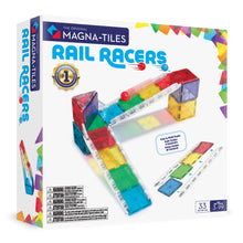Load image into Gallery viewer, Magna-tiles Rail Racers 33 pc
