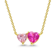 Load image into Gallery viewer, Double Hearts Necklace
