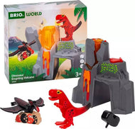 Dinosaur Erupting Volcano