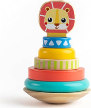 Load image into Gallery viewer, Wooden Lion Stacking Rings
