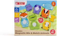 Load image into Gallery viewer, Wooden Magnetic Mix &amp; Match  Animals

