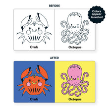 Load image into Gallery viewer, Mudpuppy Color The Ocean Magic Bath Book
