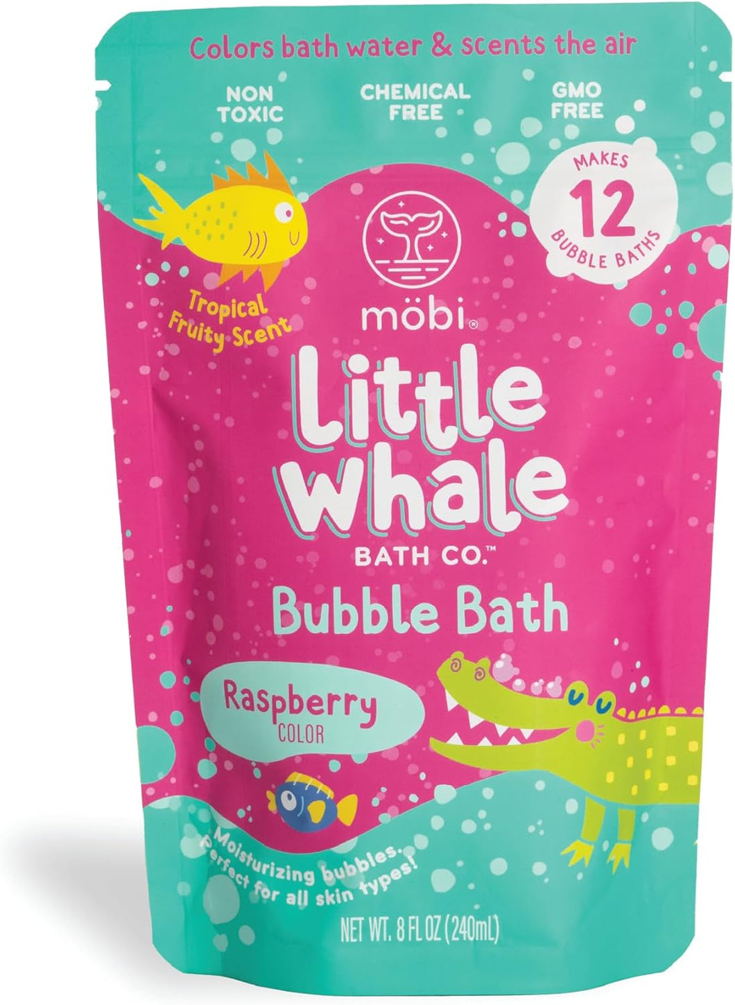 Raspberry Color Bubble Bath