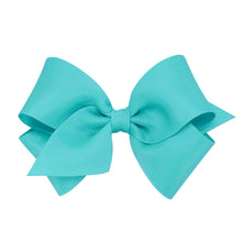 Load image into Gallery viewer, Small Navajo Turquoise Classic Grosgrain Hair Bow
