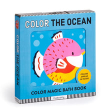 Load image into Gallery viewer, Mudpuppy Color The Ocean Magic Bath Book
