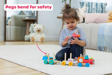 Load image into Gallery viewer, Animal Friends Wooden Stacking Train
