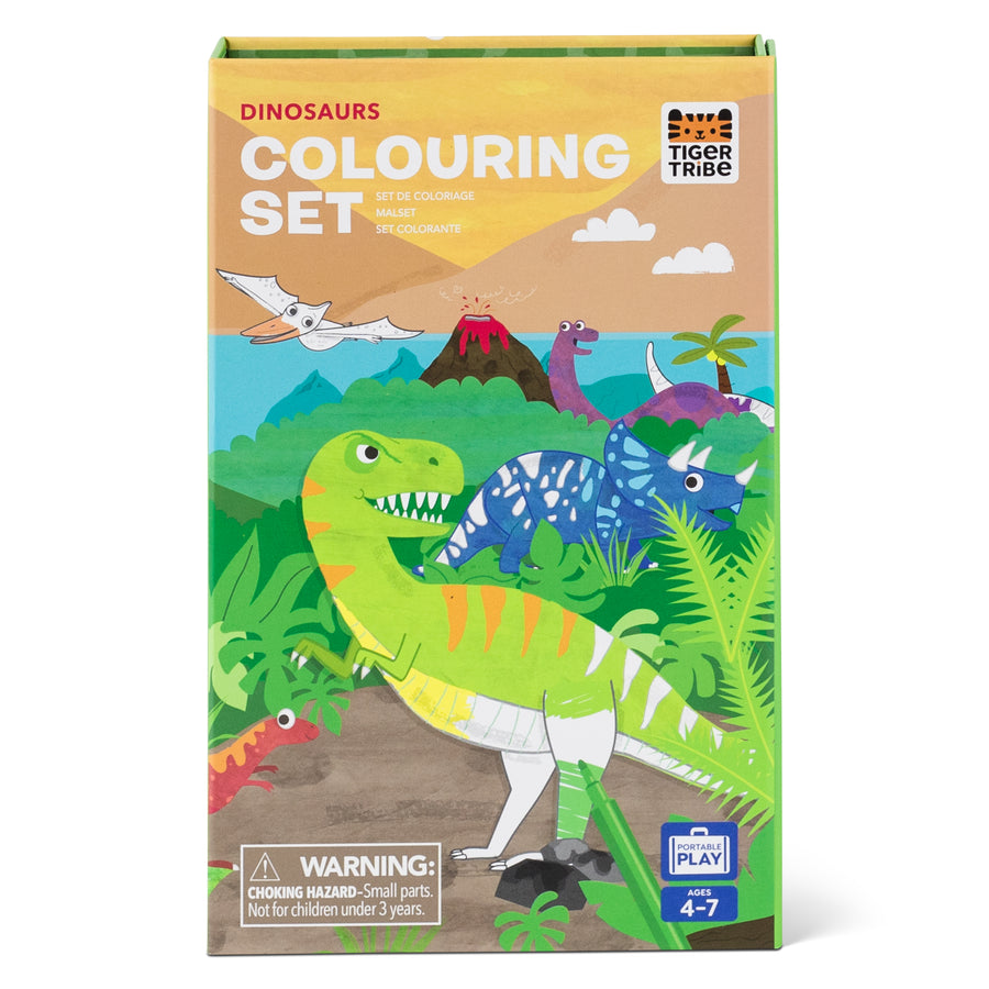 Dinosaur Colouring Set