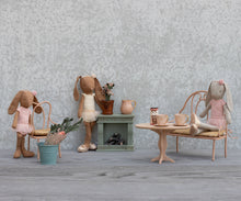 Load image into Gallery viewer, Dark Powder Mini Vintage Bench
