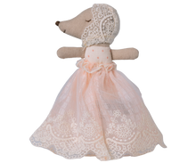 Load image into Gallery viewer, Maileg Baby Mouse in Gown - Powder
