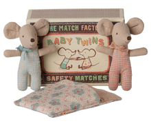 Load image into Gallery viewer, Maileg Twins, Baby Mice in Matchbox
