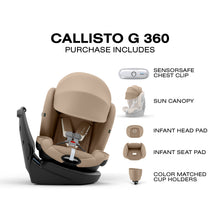 Load image into Gallery viewer, Callisto G 360 Rotating All-in-One Car Seat
