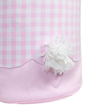 Load image into Gallery viewer, Pink Gingham Bunny Basket
