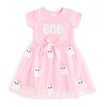 Load image into Gallery viewer, Boo Sequin Patch Dress
