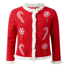 Load image into Gallery viewer, Candy Cane Cardigan
