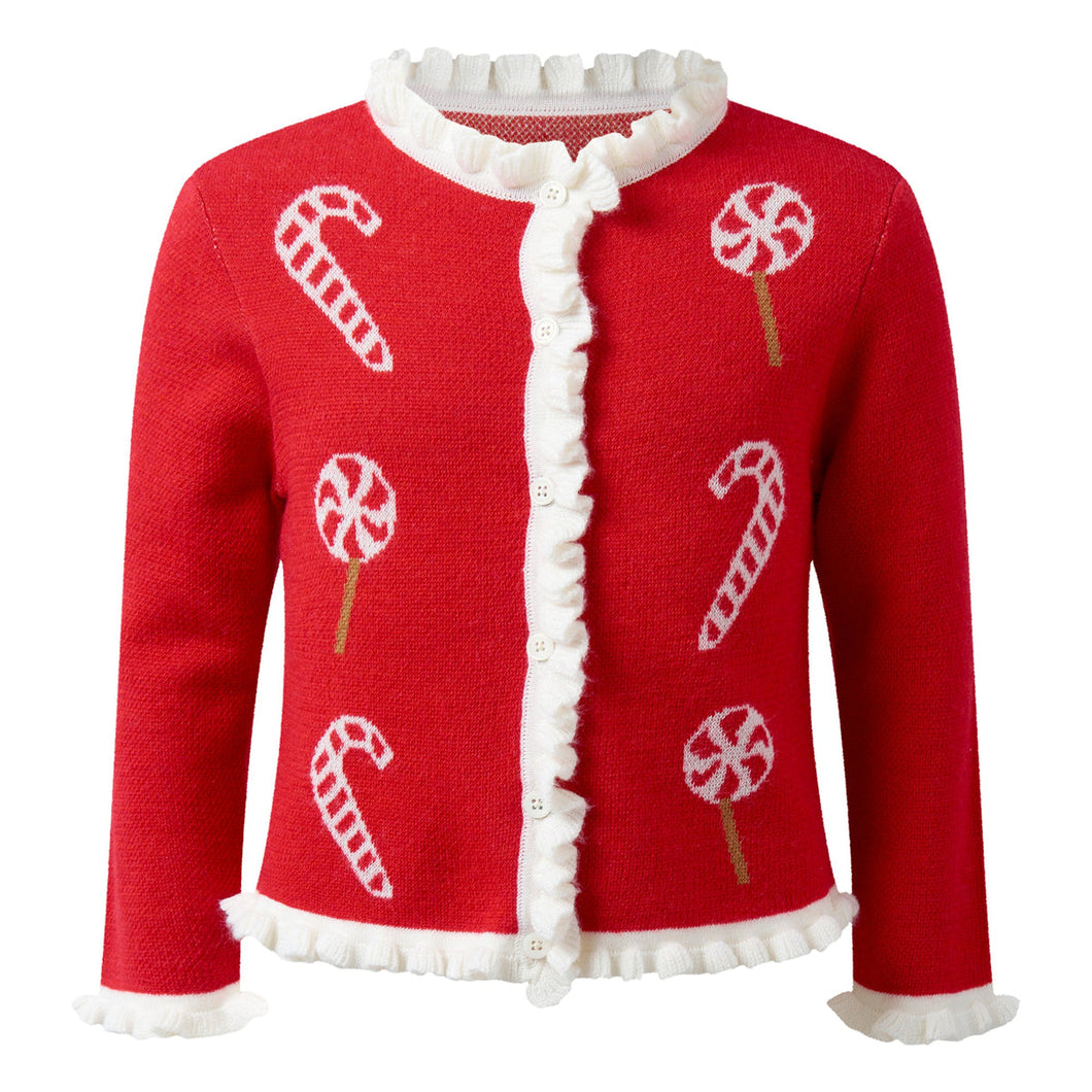 Candy Cane Cardigan