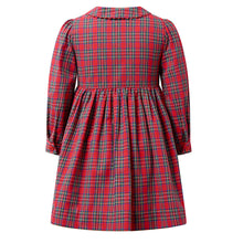 Load image into Gallery viewer, Red Tartan Button-Front Dress
