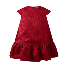 Load image into Gallery viewer, Red Petal Damask Dress
