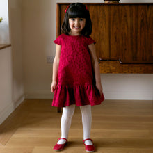 Load image into Gallery viewer, Red Petal Damask Dress
