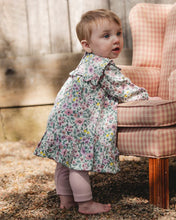 Load image into Gallery viewer, Sage Floral Muslin Dress &amp; Leggings Set
