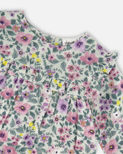 Load image into Gallery viewer, Sage Floral Muslin Dress &amp; Leggings Set
