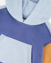 Load image into Gallery viewer, Colorblocked Hooded Fleece Sweatshirt
