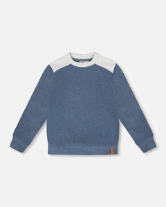 Super Soft Rib Top with Elbow Patches