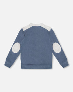Super Soft Rib Top with Elbow Patches