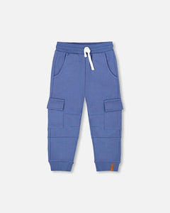 Blue Cargo Jogger