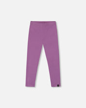 Load image into Gallery viewer, Ribbed Lavender Leggings

