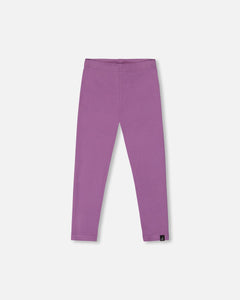 Ribbed Lavender Leggings