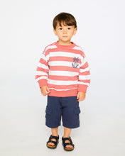 Load image into Gallery viewer, Stripe Terry Sweatshirt
