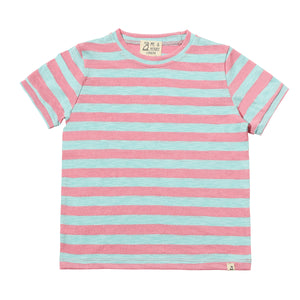 Camber Blue/Pink Stripe Tee