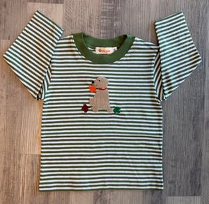 Green Stripe Tee